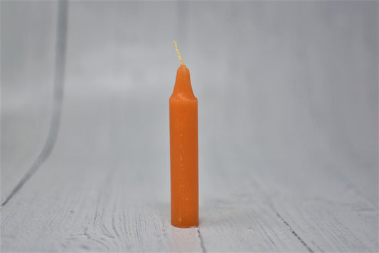 4 Inch Household Penny Candle Orange (Loose or Full Box)