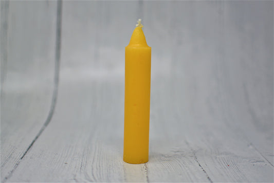 5.5 Inch Coach Altar Candle Yellow