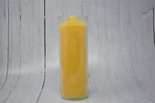 7 Day Yellow Pullout Candle